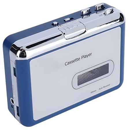 CHICIRIS Tragbarer Kassettenspieler mit Auto-Reverse, Integriertem Sender, für Audiophile, Kompaktes Design