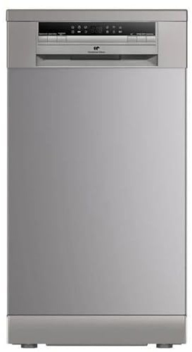 Spülmaschine freistehend – Continental Edison CELV1145S – 11 Maßgedecke – 45 cm – 45 dB – Silber