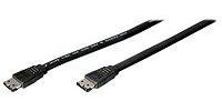 M-Cab HDD eSATA Kabel - 0.50m - Cable SATA (Negro)
