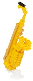 nanoblock NAN-NBC106 Saxophone Toy, Multi-Colour