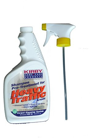 Genuine Kirby Heavy Traffic Carpet Shampoo Pre-Treatment Spray 22oz. #257797S. Use with SE2 Sentria 2 G11, Sentria SE G10 G9, DE G8 Diamond Edition, ULTG G7, G6 G2001, G5, G4, G3,Legend, Heritage Tradition, Classic
