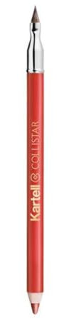 Collistar Matita Professionale Labbra, n.19 Arancio Matelassè, Matita labbra waterproof e a lunga durata, Sfumabile con pennellino, 1,2 ml