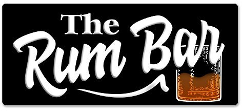 WTF | The Rum Bar | Twine - Metal Wall Sign Plaque Art Inspirational