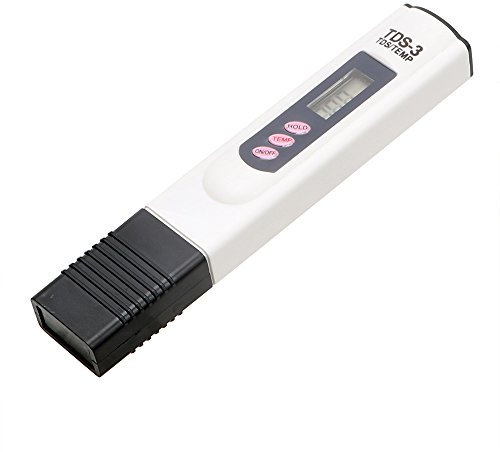 iTimo TDS Mètre testeur Eau Filtre de Pureté des Outils de Mesure T Eau Mètre Test de qualité Stylo 0–9999 ppm Portable EMP/PPM (Blanc)