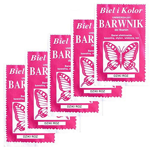 5 x 10g Batikfarbe Textilfarbe Stofffarbe färben, bitte Farbmix wählen, Farbe:pink