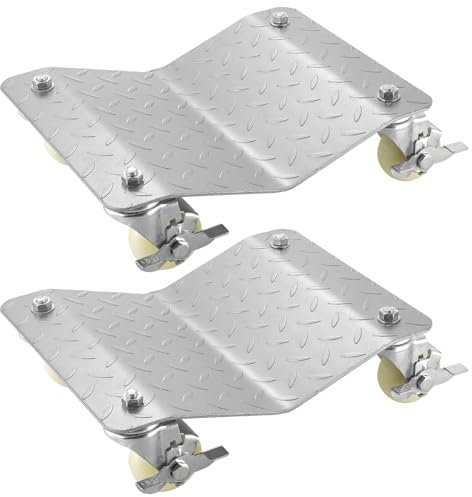 Mophorn Vehicle Positioning Wheel Dollies - 680Kg Per Dolly 2Pcs Tire Car Wheel Dollies Car Skate Dolly Van Positioning Garage Jack