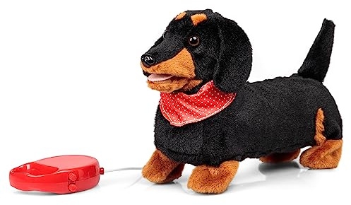 Tobar Animigos Remote Control SCAMPERING Sausage Dog Battery Powered Plush Toy