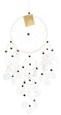 Vie Naturals Capiz Dream Catcher 16 Cm - White