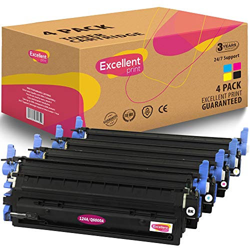 Excellent Print Q6000A Q6001A Q6003A Q6002A 124A CRG-707 Kompatibel Tonerkartusche für HP Colour Laserjet 1600 2600 2600n 2605dn