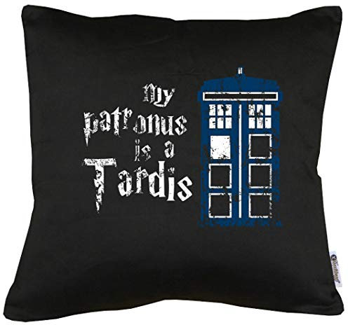 TShirt-People My Patronus is a Tardis Kissen mit Füllung 40x40cm