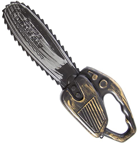 Folat 23776 Fake Kettensäge Gold