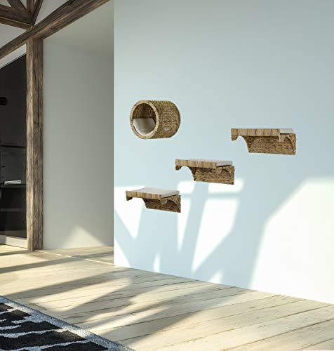 Lycce Katzen Kletterwand Reka Wasserhyazinthe 4-teilig
