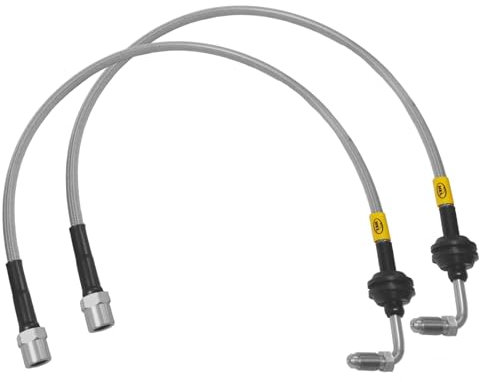 Front Braided HEL Performance Brake Lines E46 M3 to Borcshe Calipers BL12