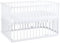 babybay Maxi extra großes Beistellbett aus massivem Buchenholz/Kinderbett Höhe stufenlos verstellbar & umweltfreundlich/Kinderbettset (weiß lackiert)