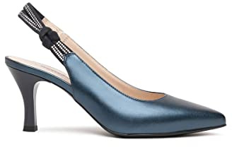 NEROGIARDINI SLINGBACK IN PELLE 36 Blu BLU