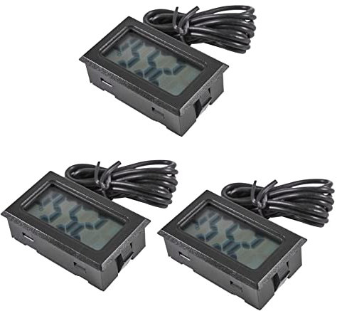 3X Frigorifero Termometro per Congelatore LCD Frigorifero Temperatura -50-110 Celsius