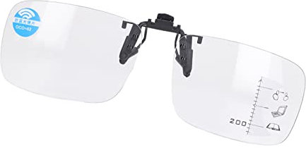 Lesebrille Aufstecken, Kratzer bei älteren Menschen Vermeiden Aufsteckbrille für Büroarbeit (2#+200)