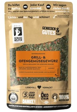Bremer Gewürzhandel Grill- und Ofengemüse Gewürz, für leckere vegetarische & vegane Gerichte und Beilagen, 100g
