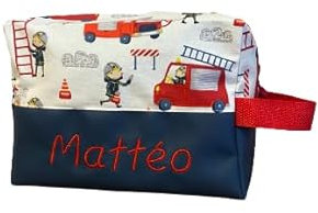 Trousse de toilette personnalisée pompier