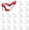 Organizadores de Zapatos, 20Pcs Soporte de Calzado de Altura Ajustable para Zapatos para Organización de Armario, Adecuada para Mujeres y Hombres, Ahorra Espacio (Blanco)