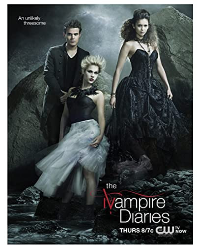 ANSNOW Jigsaw Puzzles 1000 Pieces Wood Assempicture The Vampire Diaries Movie Poster Adults Games Educational Toys