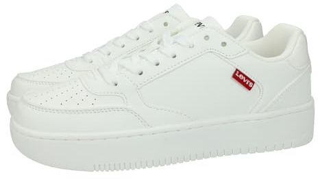 LEVI'S Drive S High 235888-794-50, Women Sneakers, White, 37 EU