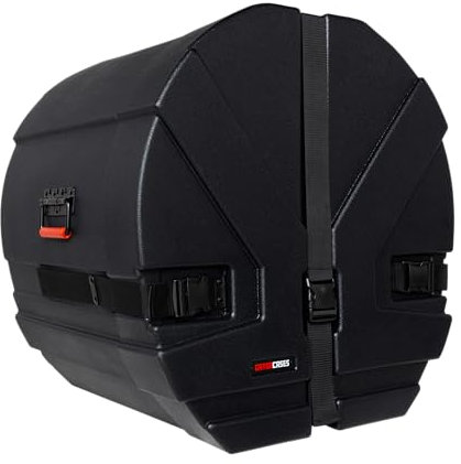 Gator Cases Grooves Roto Bass Drum Case 22''x18'', besonders strapazierfähig, langlebig, witterungsbeständig, schwarz (GPC2218BD)