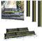 Estresen 2 pcs Sac de absorbeurs de Fuite d'eau, barrière Anti inondation activées par l'eau avec Bande réfléchissante boudins Anti-inondation pour Garage Maison Contre la Pluie Fuite d'eau 90x20cm