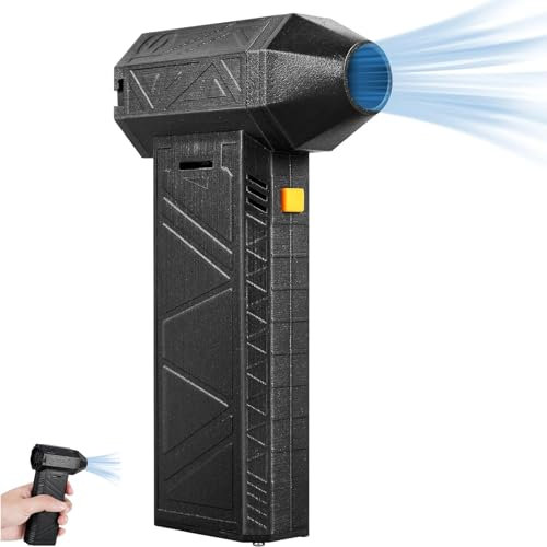 Jet Dry Blower, Mini Souffleur à Jet Portable 130 000 TR/Min, Turbo Jet X Portable avec Trois Vitesses de Vent, Batterie 8 000 MAh, Sèche-Linge de Voiture pour Le Séchage de