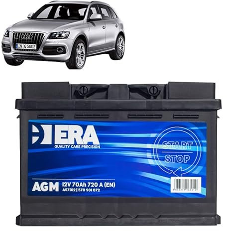 Generico Batteria 70Ah AGM per Audi Q5 2.0 TFSI 2.0 TDI 2008-2017