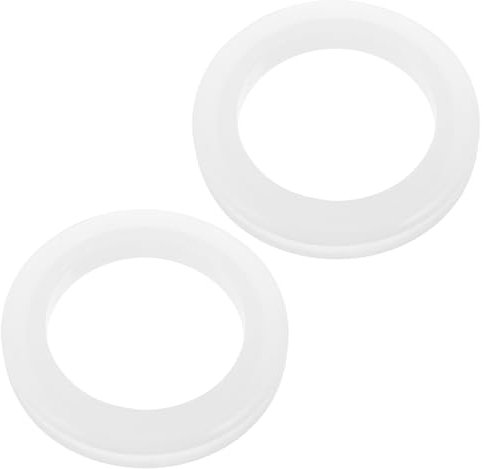 MERRYHAPY Anneau De Trou De Parasol pour Table De Patio 2 Pcs Anneaux De Trou De Parasol en Silicone Fixation Solide Et Anti-Vent