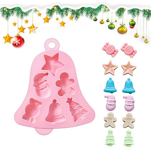 Wondsea 2025 Nuevo Molde de Silicona para Árbol de Navidad - Forma de Chocolate, para Hornear, Jabón, Derretir, Dulces, Pasteles, Gelatina - Decoración Navideña, Fiesta Familiar