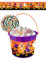 FIESTAS GUIRCA | Halloween Süßigkeiten Eimer (20x14,5 cm) - Trick or Treat Eimer und Deko für Halloweenpartys - Ideal für Kinder und Erwachsene - Bunt