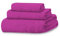 MERCURY TEXTIL - Set di 3 asciugamani 100% cotone 450 gsm morbidi e resistenti, 1 asciugamano da bagno, 1 asciugamano e 1 asciugamano da bidet (Fucsia)