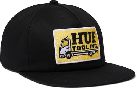 HUF Tool Co Snapback Hat - Iconic Streetwear Cap mit verstellbarer Passform, inspiriert von der Skatekultur, schwarz, Schwarz, Einheitsgröße
