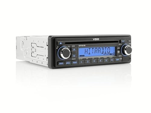 DSTOCK60 - CD/MP3/WMA/USB Autoradio 12V kompatibel VDO CD716U-BU - 4103590671363