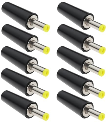 EMSea 10 St¨¹cke 4,0mm X 1,7mm DC Strom Stecker Solder Stecker Adapter f¨¹r DIY DC Kabel Reparatur Ersatz