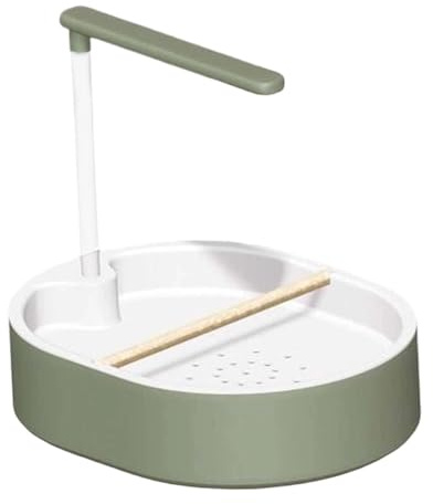 Fzaqwen Ducha Automática para Loros con Bomba para Periquitos, Cacatúas, Cotorras Y Agapornis
