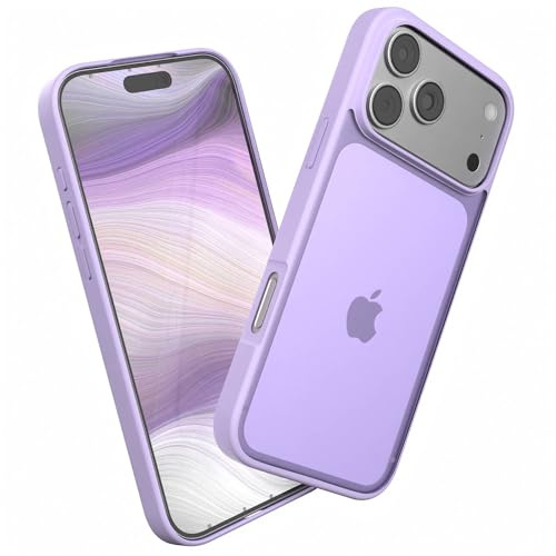EAZY CASE - Outdoor Hülle für iPhone 17 Pro Max hochwertige Matte Schutzhülle mit Ultra Aufprallschutz [Samtweiche Haptik] Stoßfest und Kratzfest Handyhülle mit Kameraschutz - Hell Lila