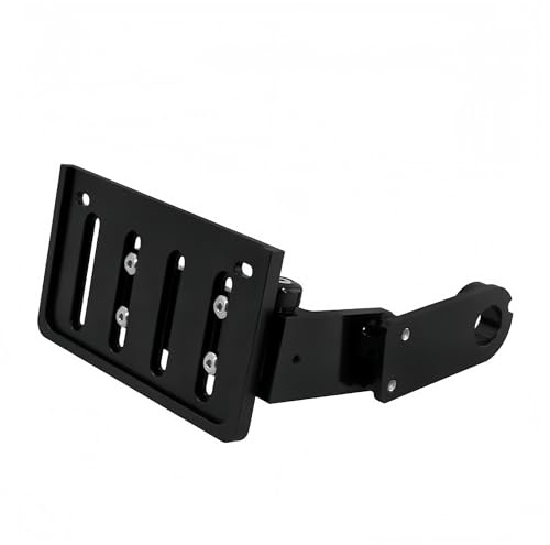 Motorbike Number Plate Holder Side Mounted Number Plate Holder Metal License Bracket for Softail 2018 and Later Motorcycle