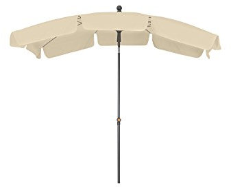Siena Garden 271458 sombrilla Tropico Funda Natural Estructura Antracita 210 x 140 cm, Naturaleza