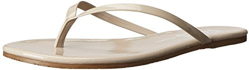 TKEES Women's Flip-Flop-Glitters Angel Wings Sandal, Custard, 8 UK