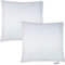 Merino® Sofakissen 50x50cm - 2er Set - Hypoallergenes, Flauschiges Kopfkissen - Kissenfüllung für Bett und Sofa, mit praktischem Reißverschluss - Weiche Innenkissen perfekt als Kissen und Dekokissen