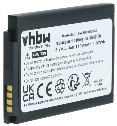 vhbw Akku Ersatz für Summer BATT-SCD603 | Babyphone Babytalker (1100 mAh, 3,7 V, Li-Ion)