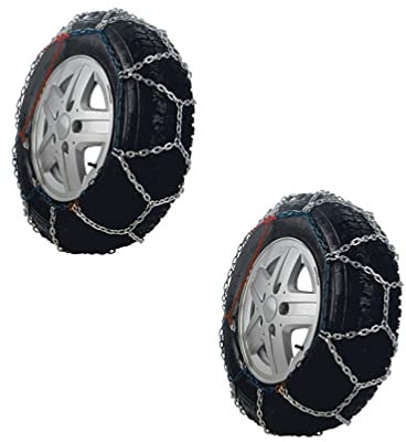 RICAMBIITALIEN 2017 Schneeketten Set 9 mm für Auto zugelassen TUV GS - V5117 Gruppe 50