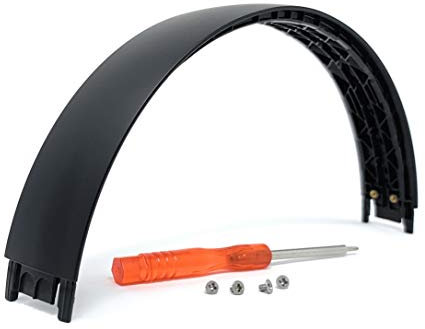 Replacement Top Headband Arch band for Beats Solo 3 Wireless and Solo 2 Headphones Solo3 (Defiant Black-Red)