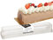 Epicerie du Chef - 5 Moules Inserts - Gouttière Bûche 31 cm pour 10 à 12 Personnes - Mini-Bûches Buchettes - Dessert de Noël - Plastique Semi-Rigide Transparent - EDC9466