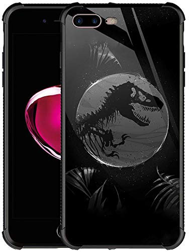 CARLOCA iPhone 8 Plus Case,iPhone 7 Plus Cases for Girls Women Boys,Dinosaur Fossils Pattern Design Shockproof Anti-Scratch Case for Apple iPhone 7/8 Plus