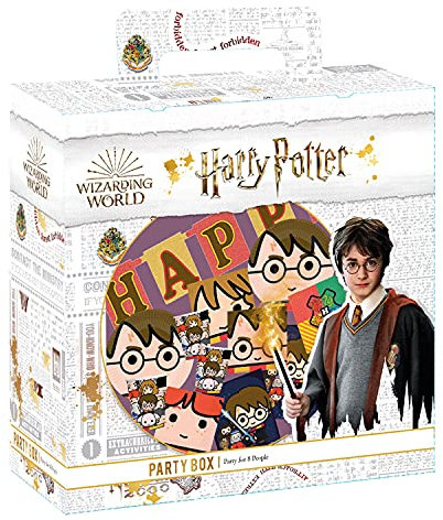 Amscan 9912593 amscan 9912593 - Harry Potter Party Age 3+ In A Box - Tableware Kit for 8 Guests