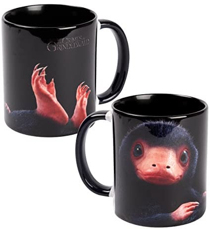 United Labels Tasse à café en céramique pour bébé Niffler - Noir - 320 ml